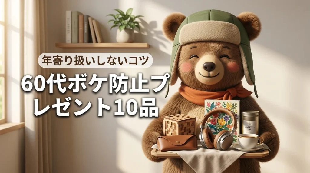 60代へのボケ防止プレゼントで迷ったら？年寄り扱いせず喜ばれる10品
