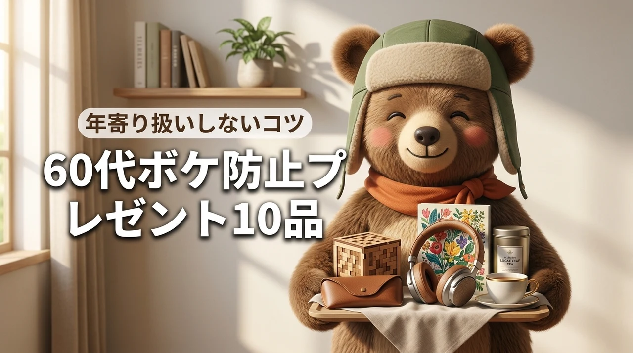 60代へのボケ防止プレゼントで迷ったら？年寄り扱いせず喜ばれる10品