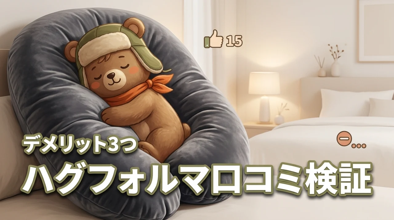 ゴリラスリープ ハグフォルマの口コミ15件を徹底検証！デメリット3つも正直レビュー（記事のアイキャッチ画像）